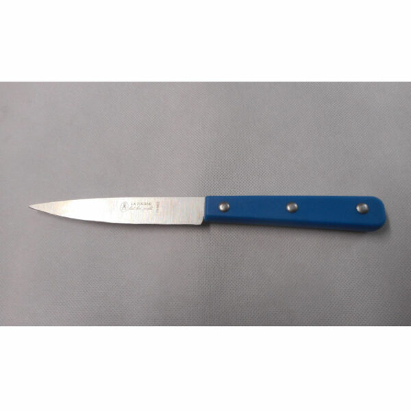 Couteau d’office 3 rivets 10cm bleu La Fourmi