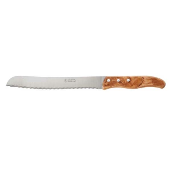 Couteau à pain La Fourmi 20cm olivier