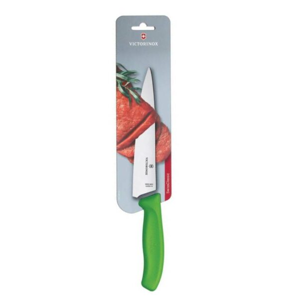 Couteau à découper 19cm vert Victorinox Swiss Classic
