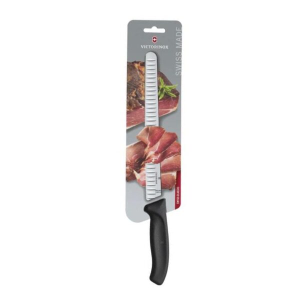 Couteau à jambon et saumon 25cm noir Victorinox Swiss Classic