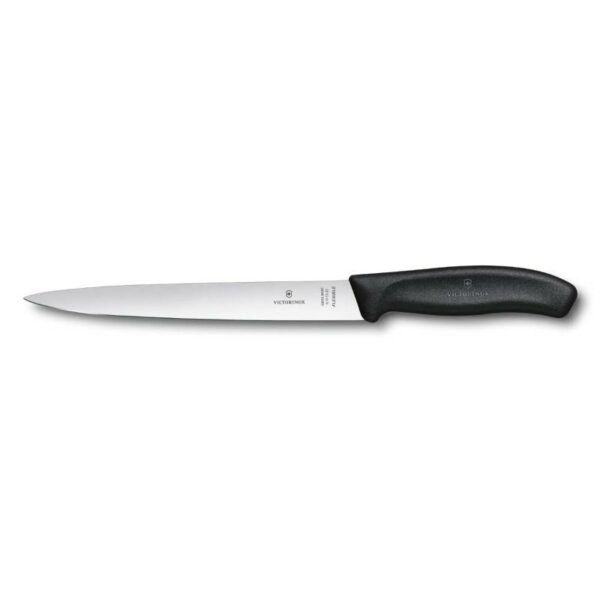 Couteau filet de sole / dénerver flexible 20cm noir Victorinox Swiss Classic