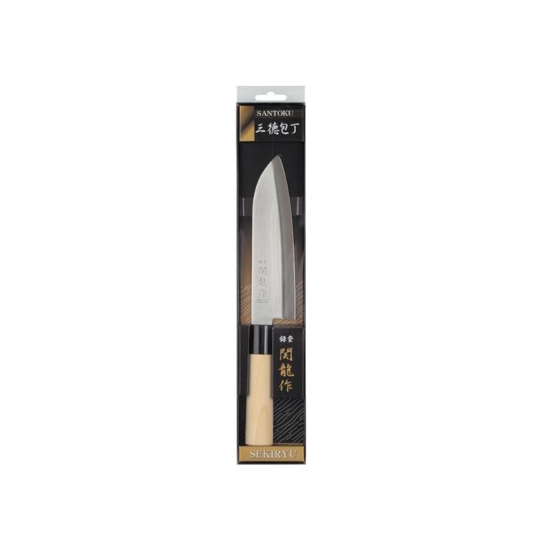 Santoku. Couteau japonais UNIVERSEL, lame 16,5 cm - Sekiryu
