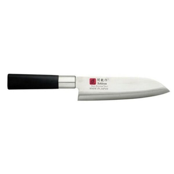 Couteau du chef santoku Sekiryu abs noir 16,5cm