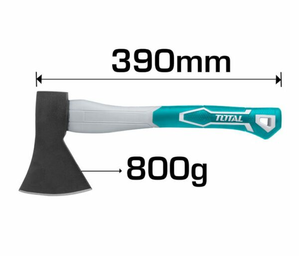 Hachette 800gr manche fibre Total Tools