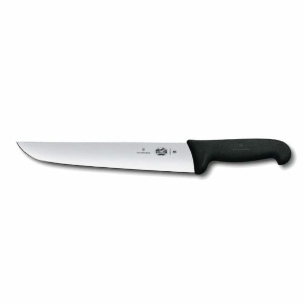 Couteau de boucher 16cm noir Victorinox Fibrox pro