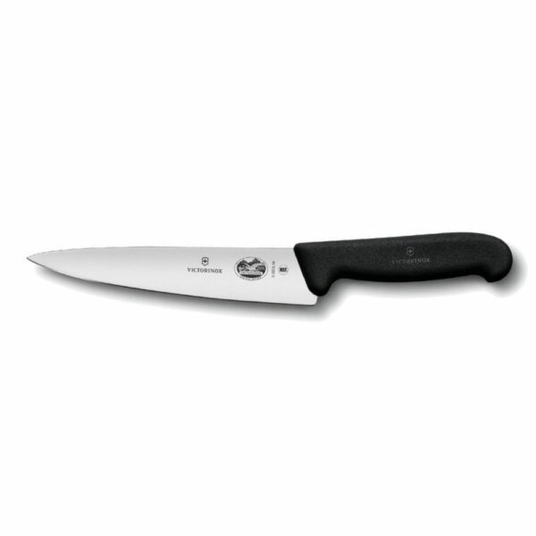 Couteau du chef éminceur 28cm noir Victorinox Fibrox pro